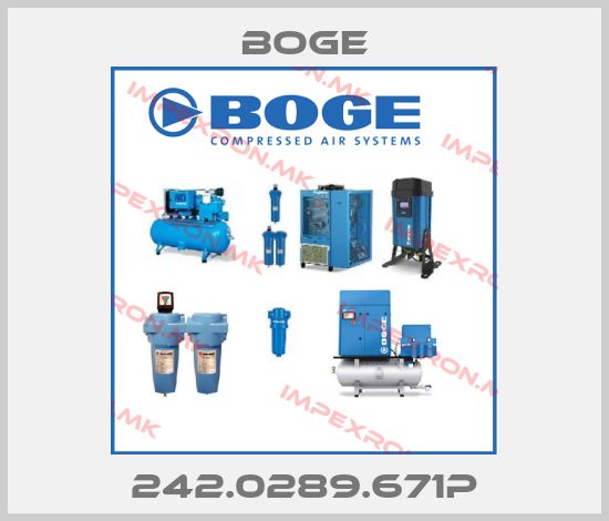 Boge-242.0289.671Pprice