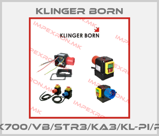 Klinger Born-K700/VB/STR3/KA3/KL-Pi/Pprice