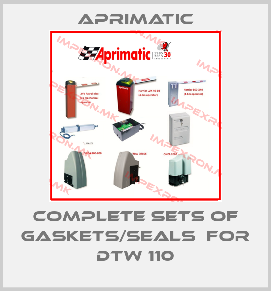 Aprimatic-complete sets of gaskets/seals  for DTW 110price