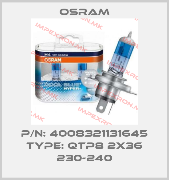 Osram-P/N: 4008321131645 Type: QTP8 2x36 230-240price
