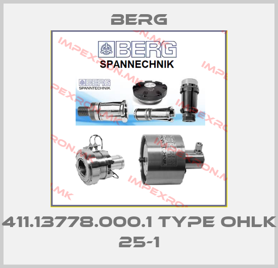 Berg-411.13778.000.1 Type OHLK 25-1price