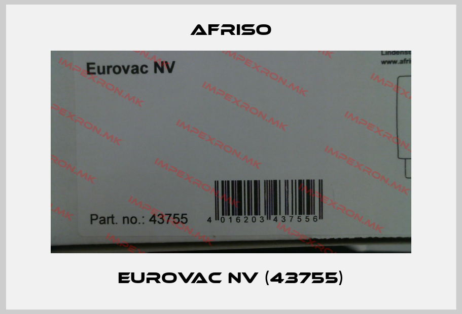 Afriso-Eurovac NV (43755)price