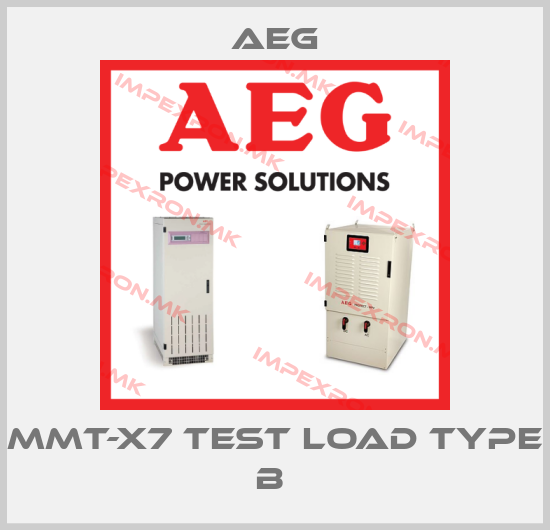 AEG-MMT-X7 TEST LOAD TYPE B price