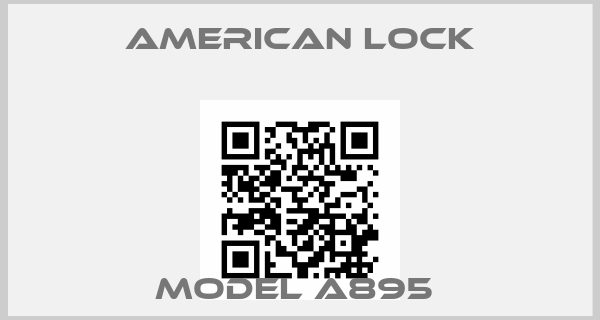American Lock-MODEL A895 price