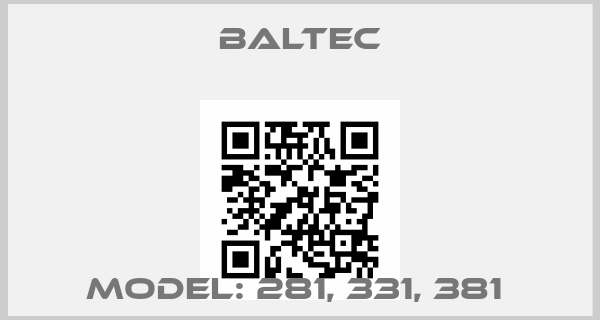 Baltec-MODEL: 281, 331, 381 price