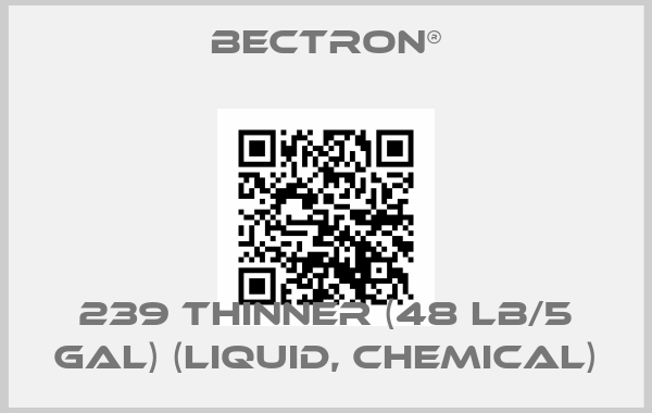 Bectron®-239 Thinner (48 lb/5 gal) (liquid, chemical)price