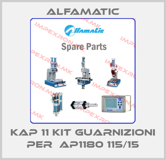 Alfamatic-KAP 11 KIT GUARNIZIONI per  AP1180 115/15price