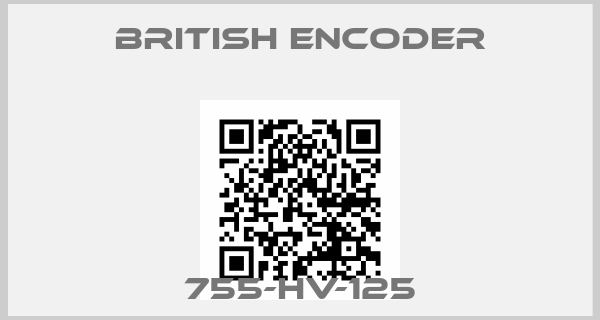 British Encoder-755-HV-125price
