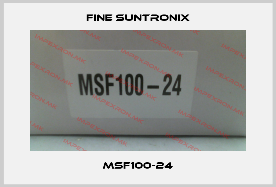Fine Suntronix Europe