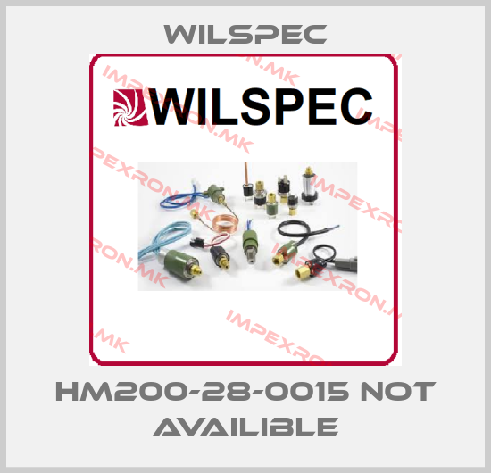 Wilspec-HM200-28-0015 not availibleprice
