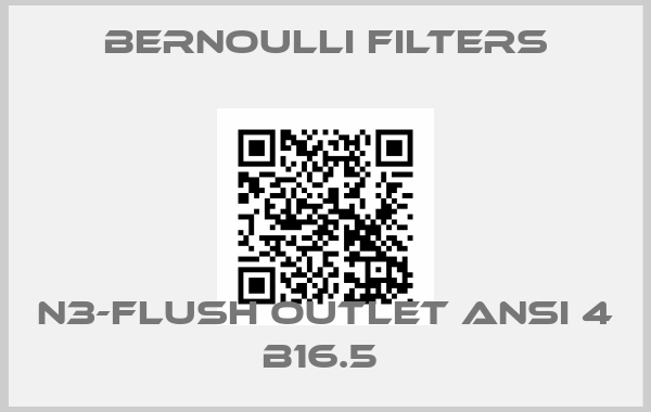 Bernoulli Filters-N3-FLUSH OUTLET ANSI 4 B16.5 price
