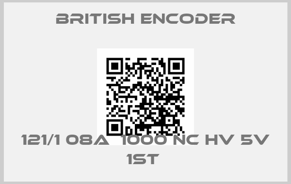 British Encoder-121/1 08A  1000 NC HV 5V 1ST price