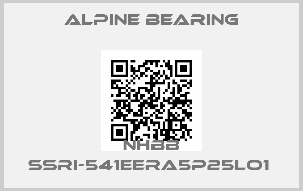Alpine bearing-NHBB SSRI-541EERA5P25LO1 price