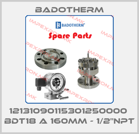 Badotherm-12131090115301250000  BDT18 A 160MM - 1/2"NPTprice