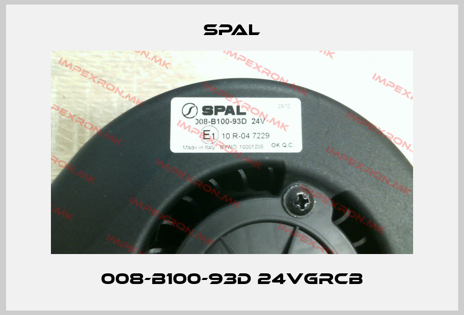 SPAL-008-B100-93D 24VGRCBprice