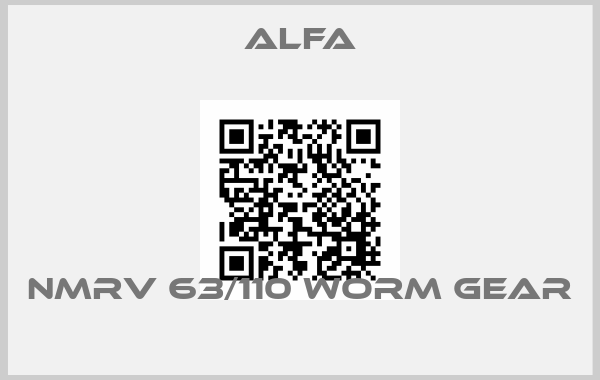 ALFA-NMRV 63/110 WORM GEAR price