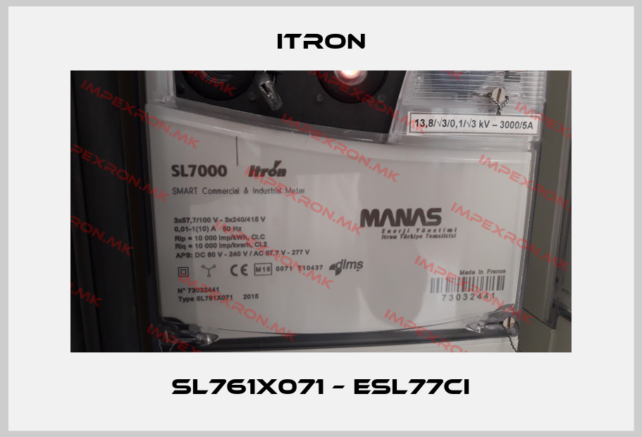Itron-SL761X071 – ESL77CIprice
