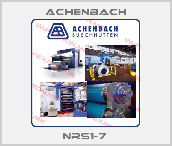 ACHENBACH-NRS1-7 price