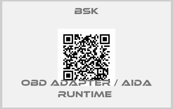 Bsk-OBD ADAPTER / AIDA RUNTIME price