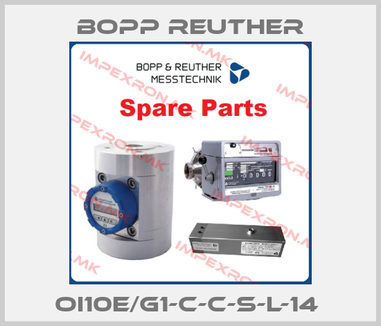 Bopp Reuther-OI10E/G1-C-C-S-L-14 price