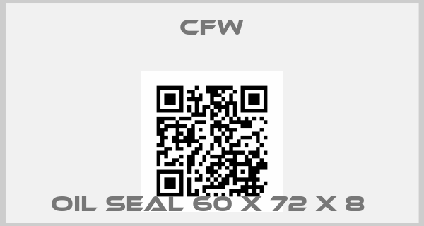 CFW-OIL SEAL 60 X 72 X 8 price