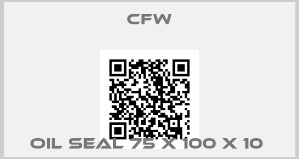 CFW-OIL SEAL 75 X 100 X 10 price