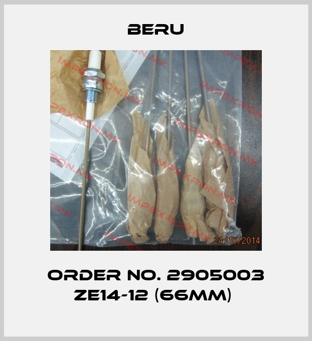 Beru-ORDER NO. 2905003 ZE14-12 (66MM) price