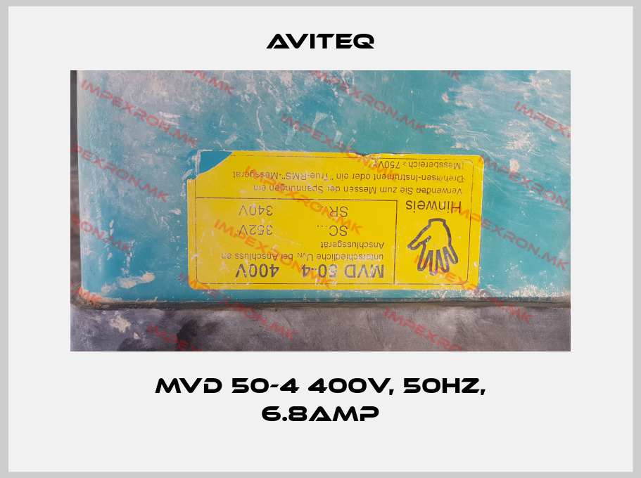 Aviteq-MVD 50-4 400V, 50HZ, 6.8AMPprice