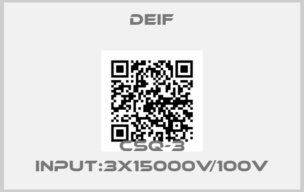 Deif-CSQ-3 Input:3x15000V/100Vprice