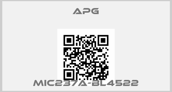 APG-MIC237A-BL4522price