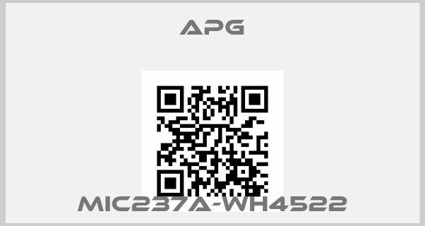 APG-MIC237A-WH4522price