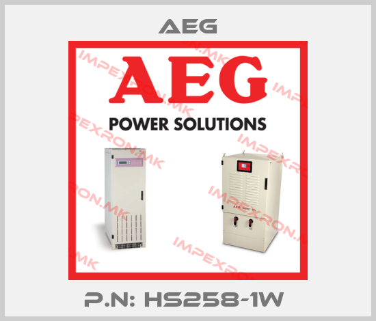AEG-P.N: HS258-1W price