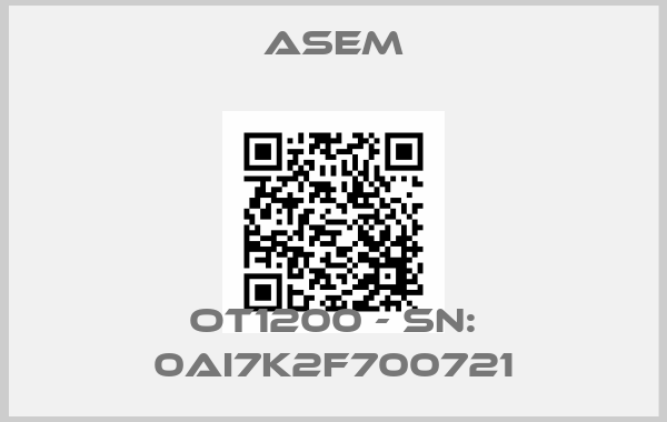 ASEM-OT1200 - SN: 0AI7K2F700721price