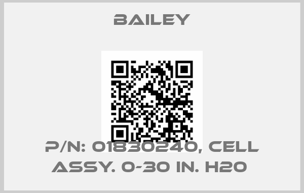 Bailey-P/N: 01830240, CELL ASSY. 0-30 IN. H20 price