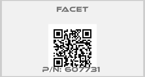 Facet-P/N: 607731 price