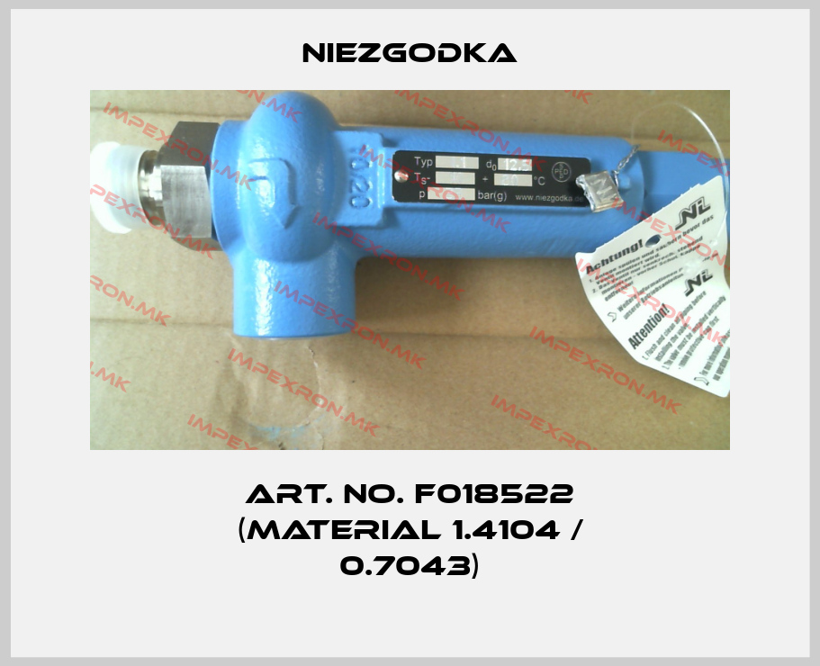 Niezgodka-Art. No. F018522 (Material 1.4104 / 0.7043)price