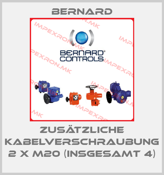 Bernard-zusätzliche Kabelverschraubung 2 x M20 (insgesamt 4)price
