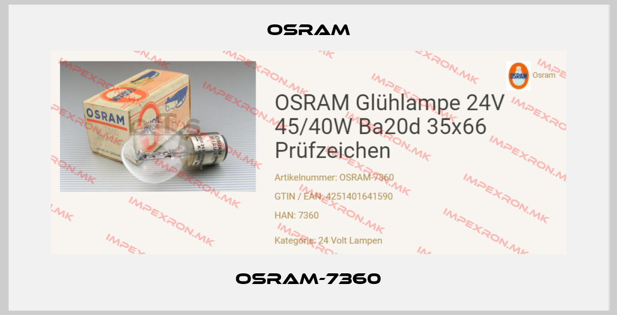 Osram-Osram-7360price