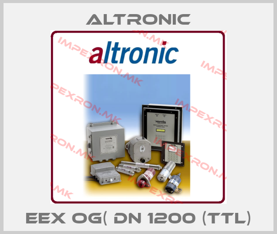 Altronic-EEX OG( DN 1200 (TTL)price