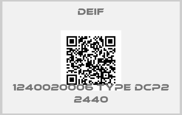 Deif-1240020006 Type DCP2 2440price