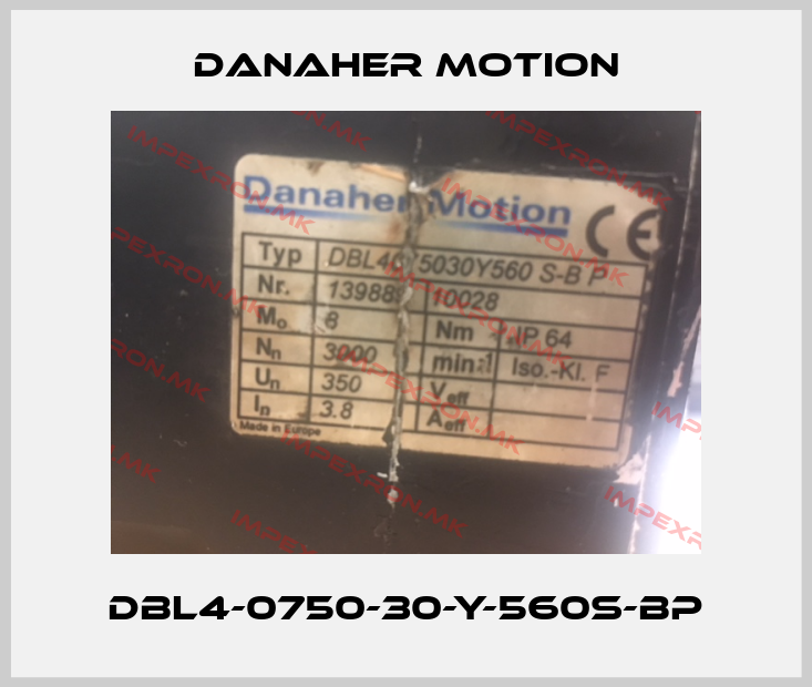 Danaher Motion-DBL4-0750-30-Y-560S-BPprice