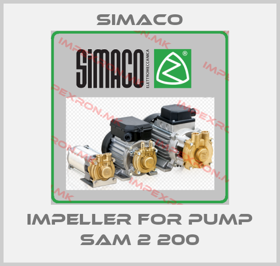 Simaco-Impeller for pump SAM 2 200price