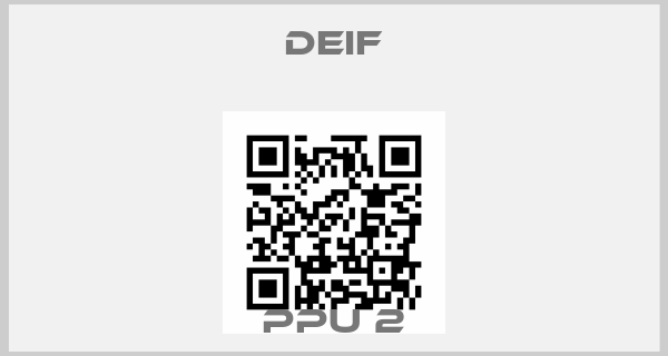 Deif-PPU 2price