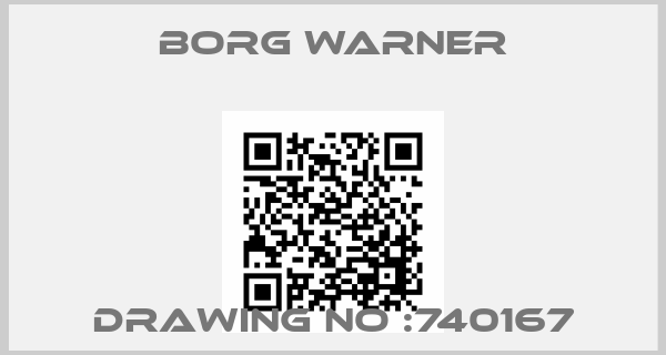 Borg Warner-Drawing No :740167price