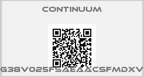 Continuum-G38V025FSAEAACSFMDXVprice