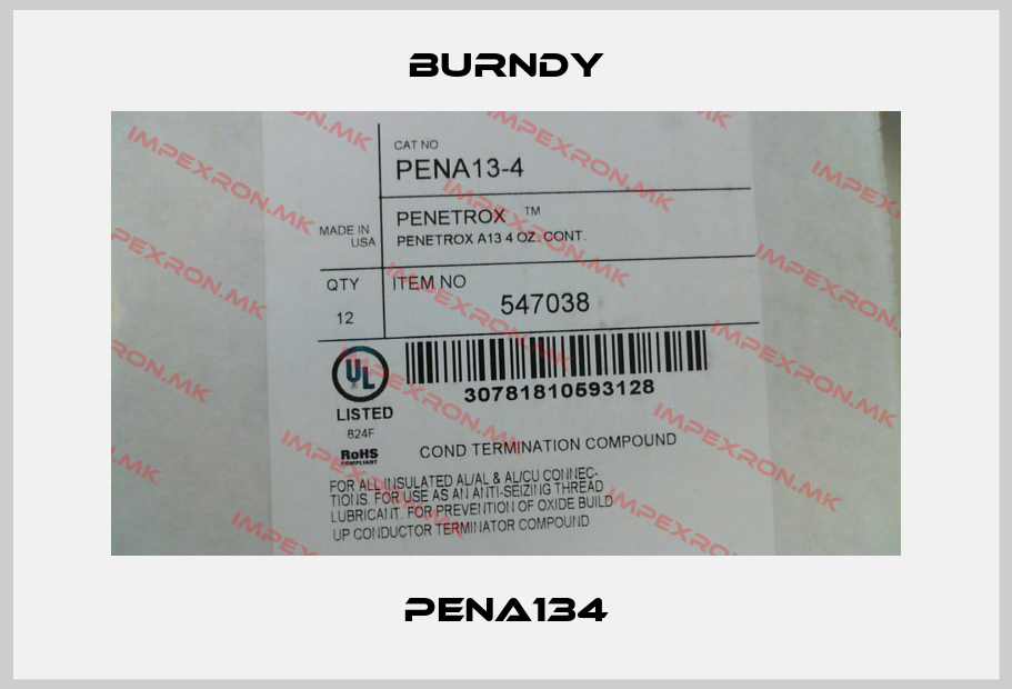 Burndy-PENA134price