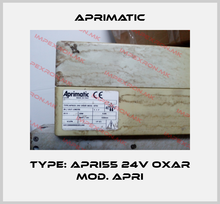 Aprimatic-Type: APRI55 24V OXAR MOD. APRIprice