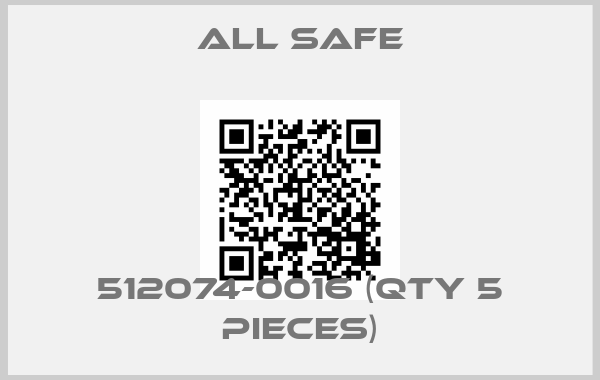 All Safe-512074-0016 (QTY 5 pieces)price