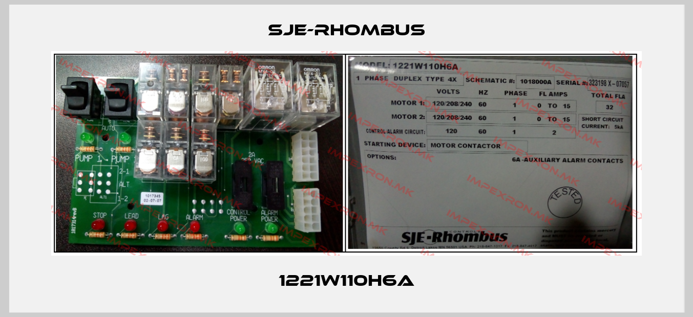SJE-Rhombus-1221W110H6Aprice
