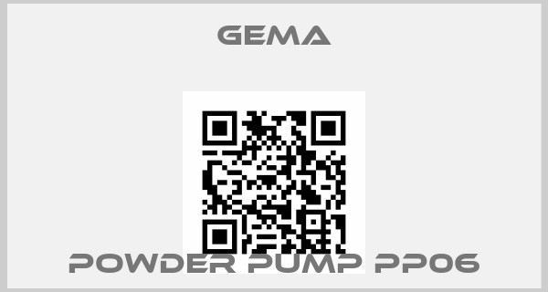 GEMA-POWDER PUMP PP06price